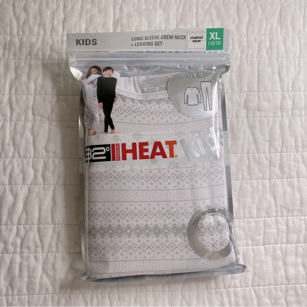 HEAT 2 piece winter thermal Kids pajamas (shirt,pant)!